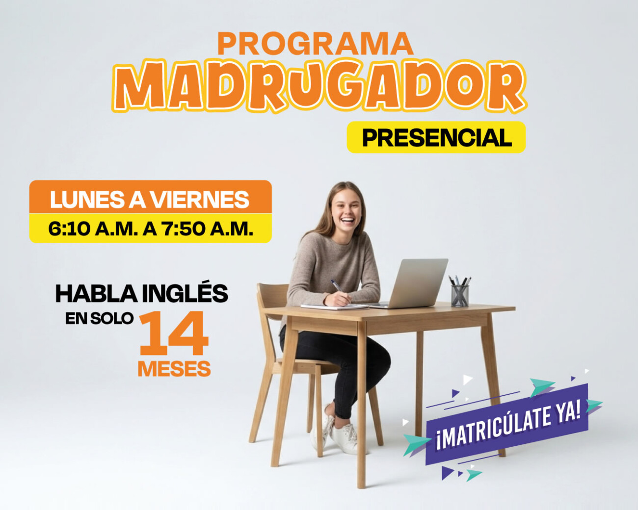 Curso inglés madrugador intensivo Bucaramanga