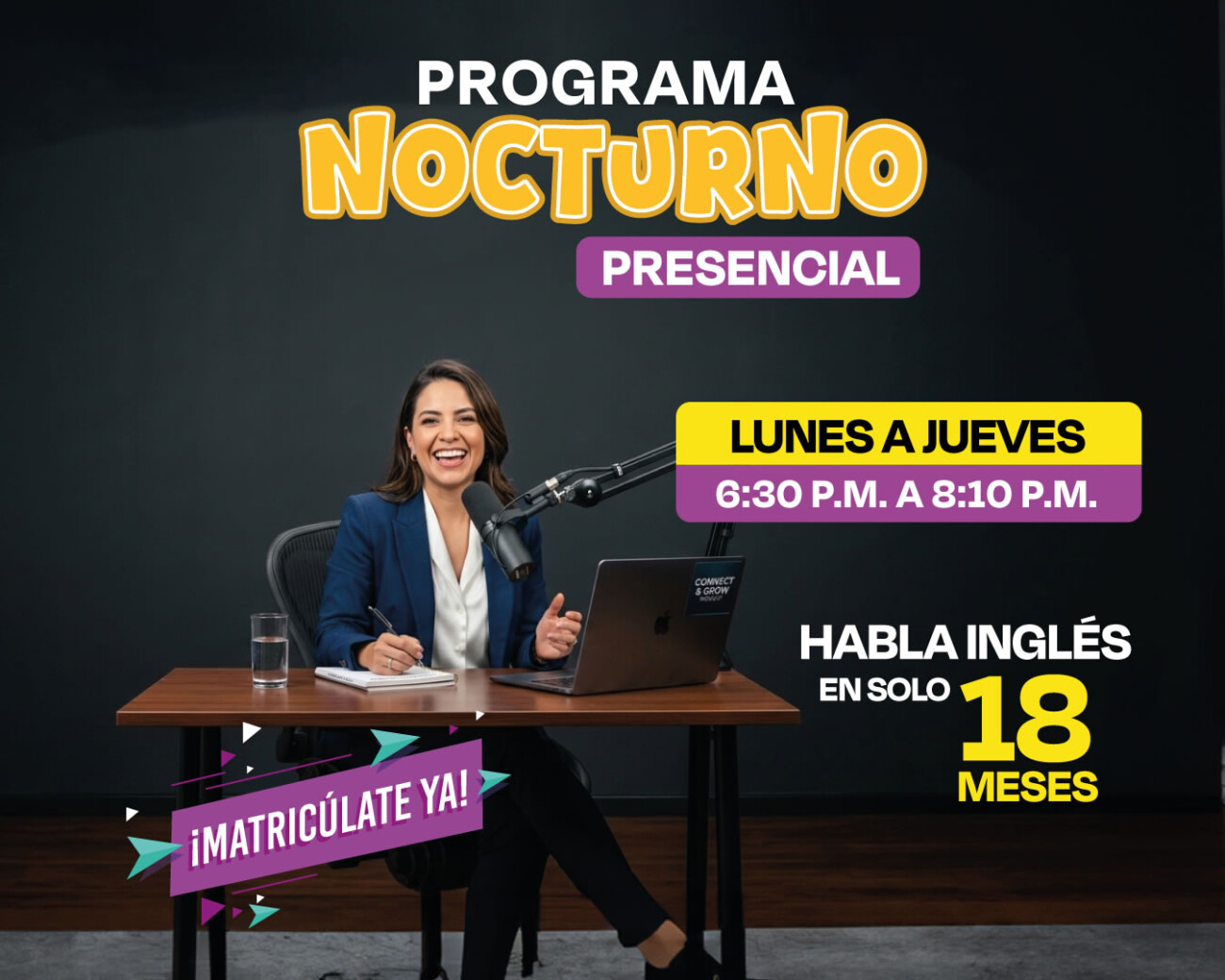 Curso inglés Nocturno Presencial
